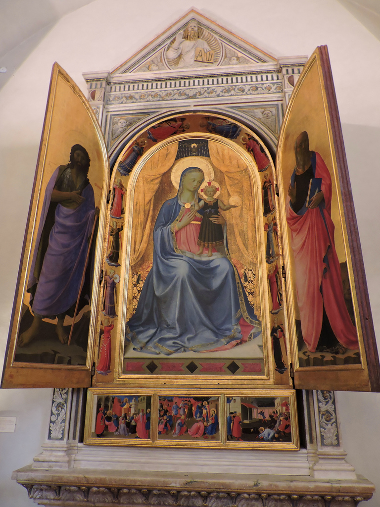 Pala d'altare Quattrocento Rinascimento Beato Angelico