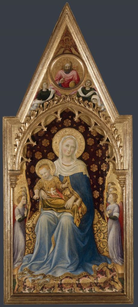 Gentile da Fabriano Madonna con il Bambino pittura capire Masaccio