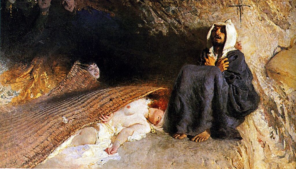 Sant'Antonio abate tentazioni Novecento iconografia arte contemporanea Morelli