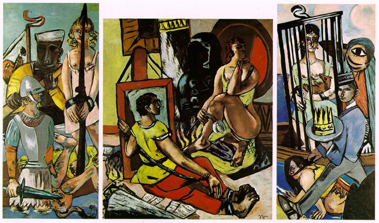 Sant'Antonio abatetentazioni Novecento iconografia arte contemporanea Beckmann