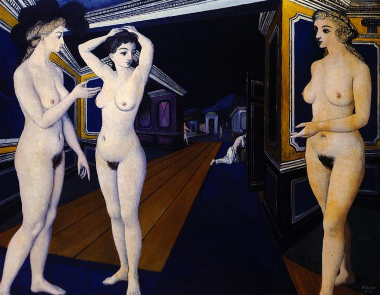 Sant'Antonio abate iconografia arte contemporanea Delvaux tentazioni Novecento