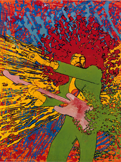 pop art musica Usa Gran Bretagna Jimi Endrix Martin Sharp