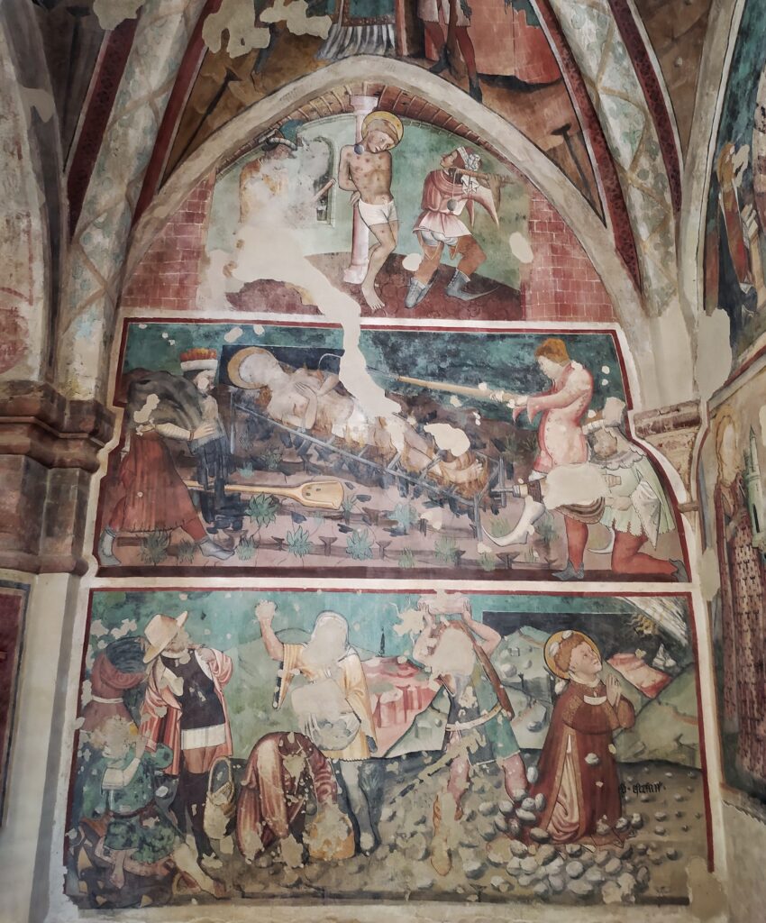 pittura gotica Piemonte San Sebastiano
