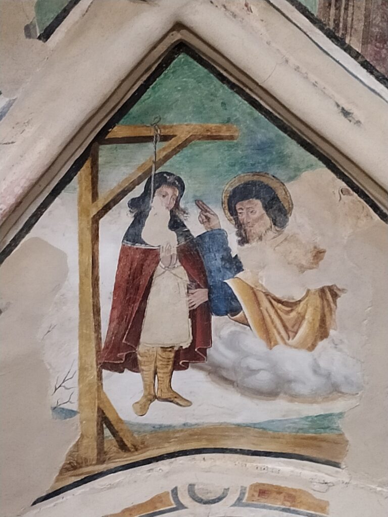 pittura gotica Piemonte San Sebastiano