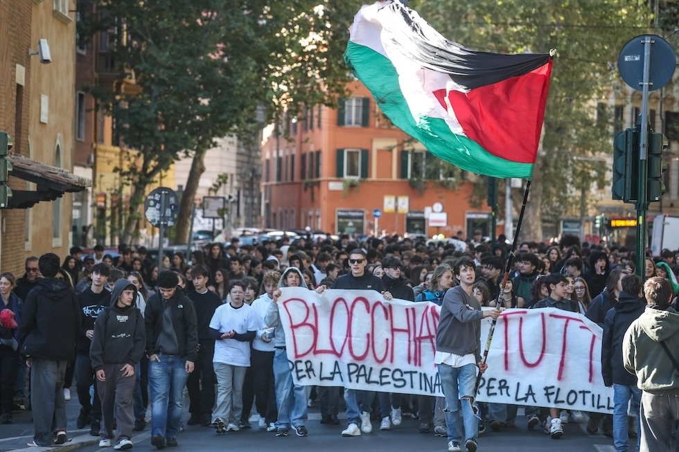 sciopero gaza palestina meloni italia