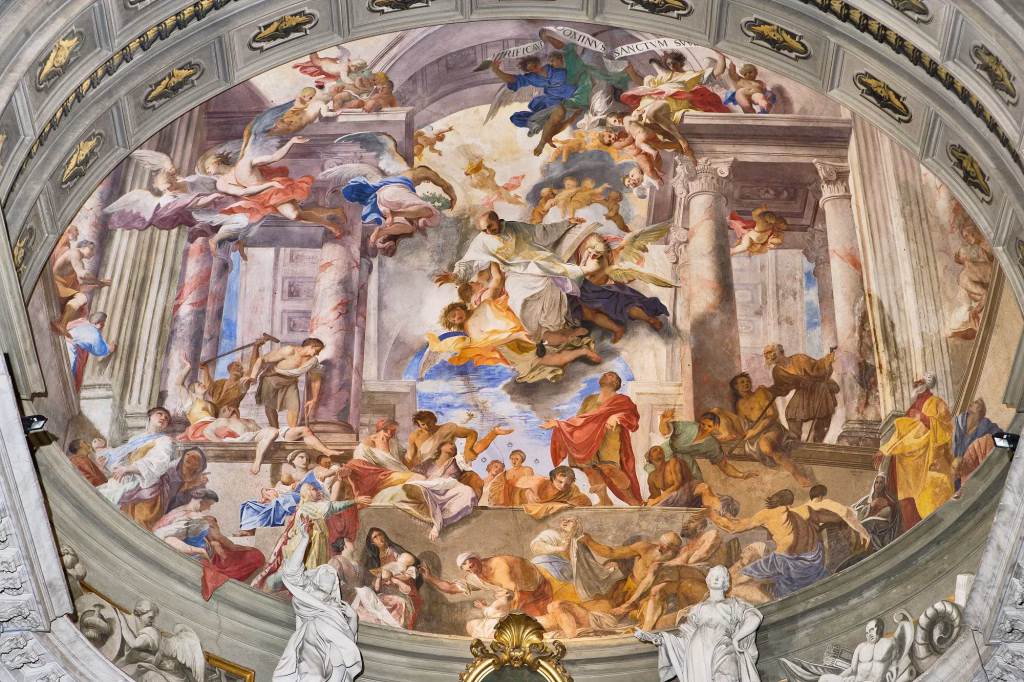 Andrea Pozzo chiesa di sant'Ignazio Roma barocco