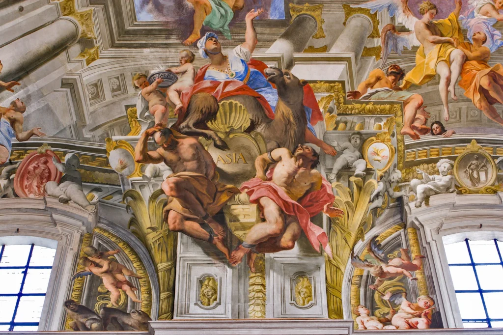 Andrea Pozzo chiesa di sant'Ignazio Roma barocco continente
