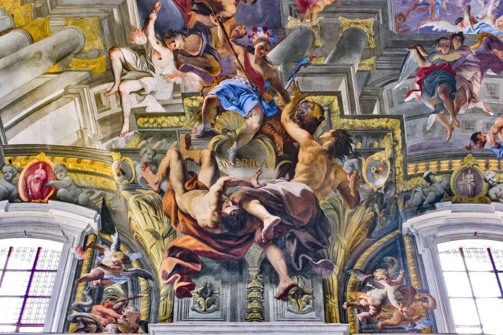 Andrea Pozzo chiesa di sant'Ignazio Roma barocco continente