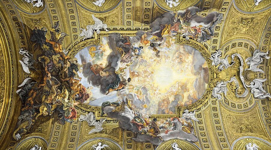 Giovan Battista Gaulli, Trionfo del Nome di Gesù, Chiesa del Gesù, Roma