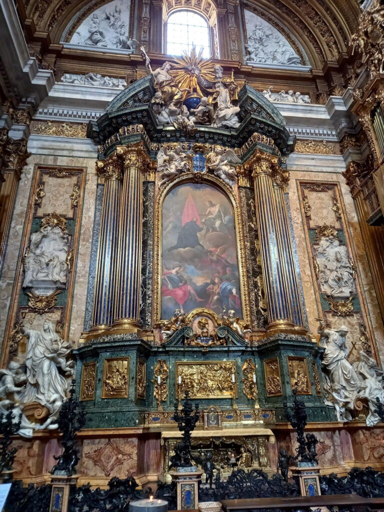 chiesa del Gesù S. Ignazio altare Pozzo